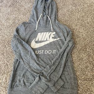 Women’s grey Nike hoodie